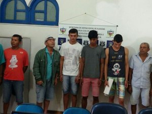 Operação no Agreste prende sete pessoas envolvidas em vários crimes