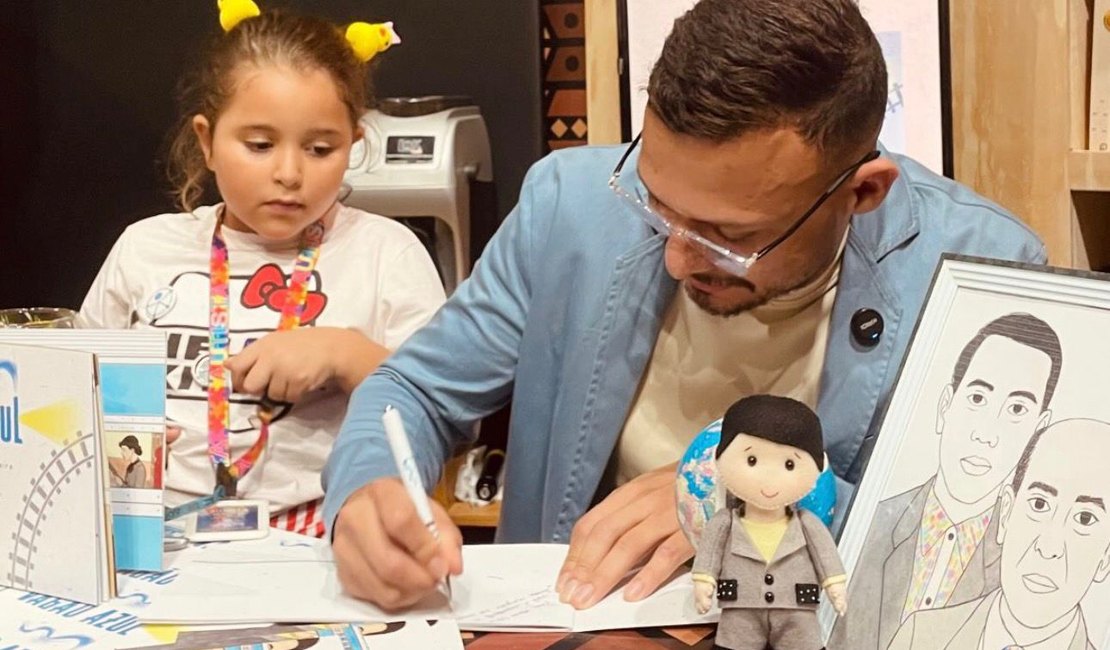 Autismo e empatia são o centro da nova obra apresentada na Bienal de Alagoas por escritor arapiraquense