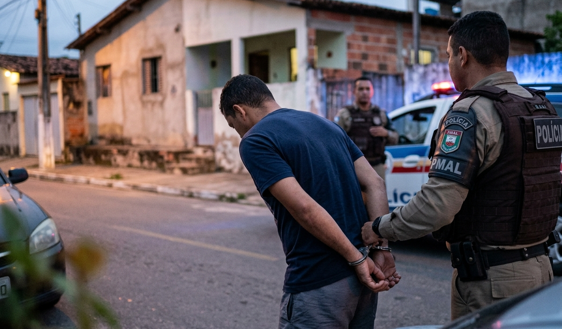 Homem é preso após agredir mulher e acumular histórico de violência em Arapiraca