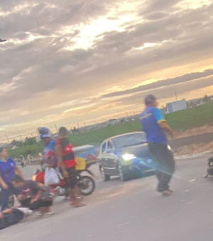 Motociclista fica ferido após colisão com ônibus escolar na AL-220, em Arapiraca