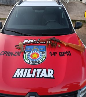 Homem é detido por posse ilegal de arma de fogo no município de Jundiá