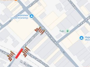 Trecho da Rua Paulo Afonso será interditado para obras do VLT em Arapiraca