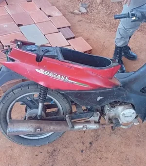 Moto roubada é recuperada durante tentativa de venda em Arapiraca