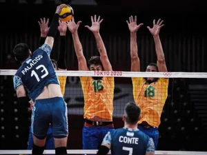 Seleção masculina de vôlei vira na raça, bate a Argentina no tie-break e segue 100% na Olimpíada de Tóquio