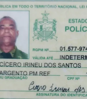 Sargento da PM foi vítima de latrocínio; preso confessa participação no crime