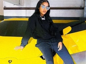 Ludmilla impressiona fãs ao posar com Lamborghini avaliado em cerca de R$ 3 milhões: 'Veloz e furiosa'