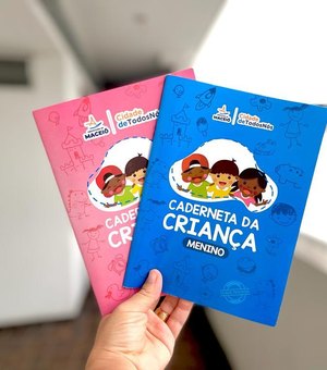 Caderneta da Criança volta a ser distribuída na rede pública de Saúde de Maceió nesta segunda (25)