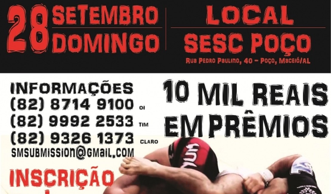 Falta uma semana para o maior evento de Submission de Alagoas