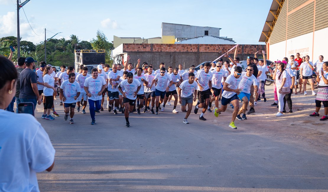 Corrida Outubro Rosa / Novembro Azul faz sucesso em Porto Calvo