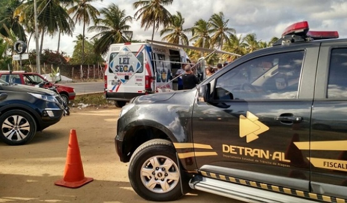 Operação Lei Seca prende três motoristas por embriaguez ao volante em Alagoas