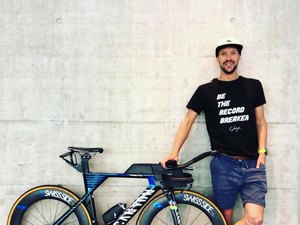 Atleta que bateu o recorde do Ironman Havaí é vegetariano
