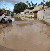Maragogi: Rua da Praia volta ficar alagada em Barra Grande