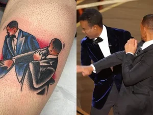 Tapa de Will Smith em Chris Rock no Oscar inspira tatuagens