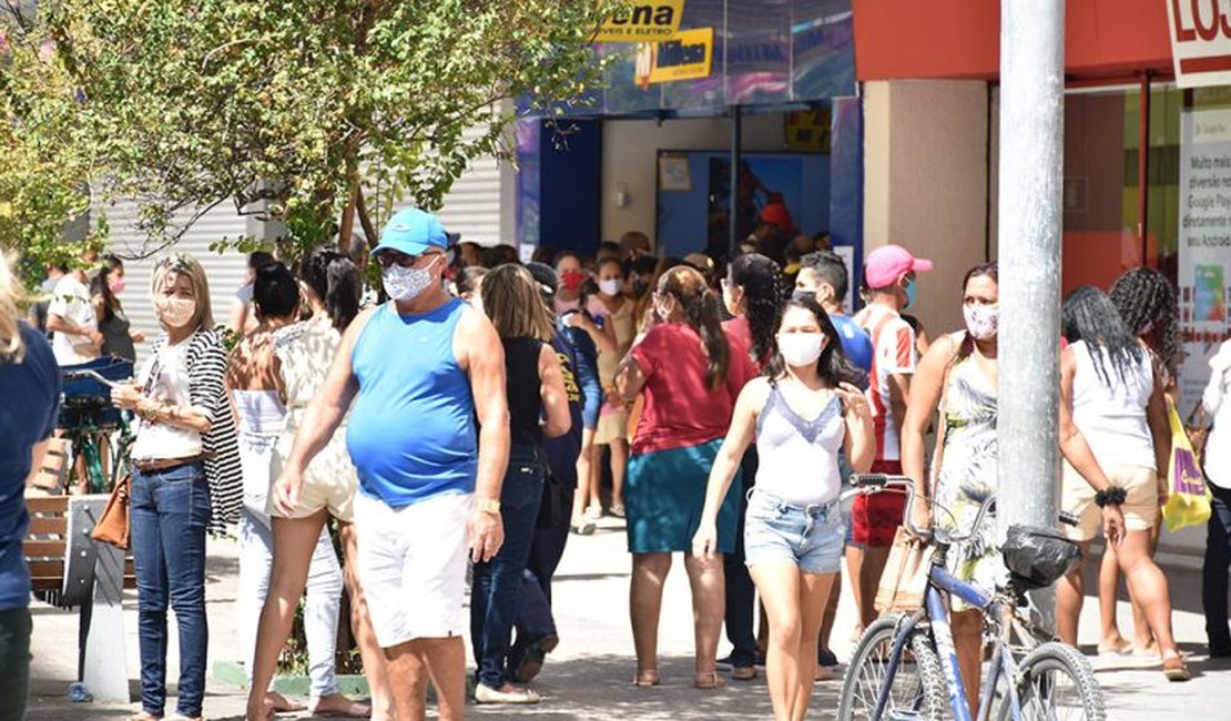 Vendas no comércio em Alagoas crescem 9,5% no mês de julho, diz IBGE