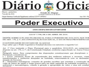 Plano Plurianual é sancionado e estima LDO de R$8,4 bilhões
