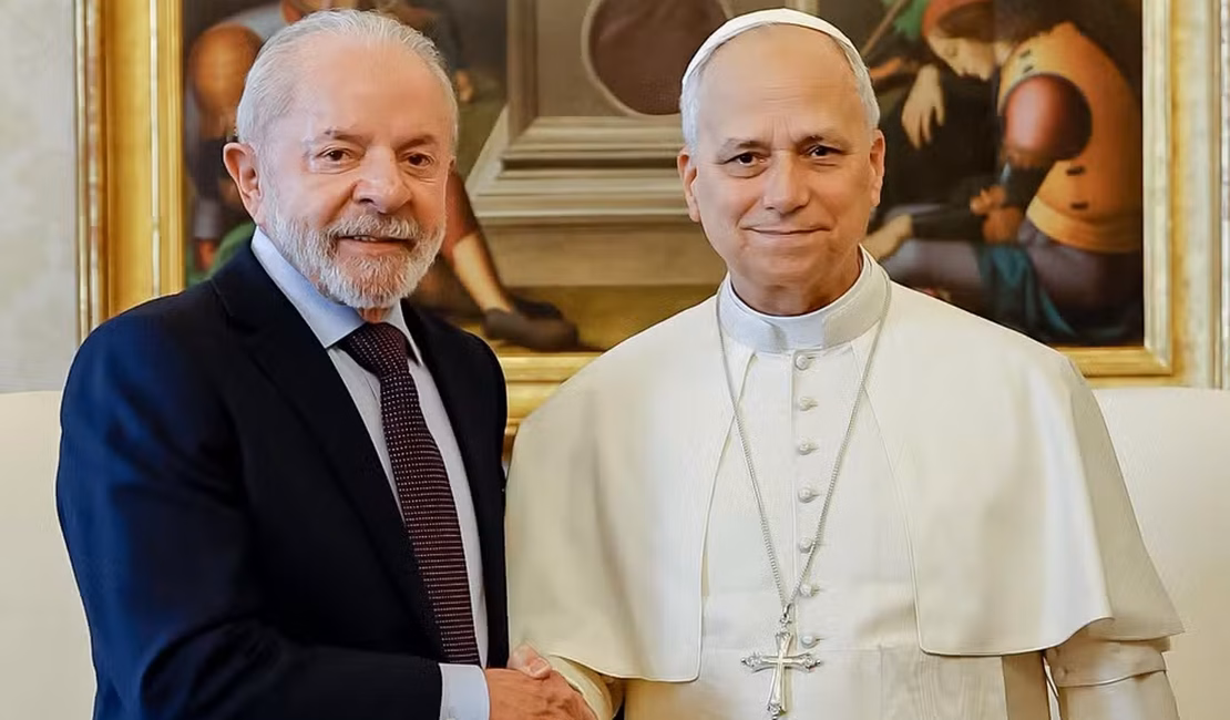 Lula se encontra com papa Leão XIV no Vaticano