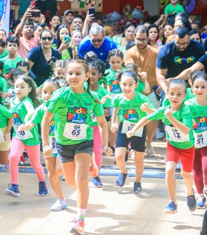 1ª Kids Run Frutigutti reúne famílias e movimenta o Partage Arapiraca Shopping