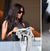 Kim Kardashian deseja boa recuperação a Neymar em videochamada durante jogo do PSG