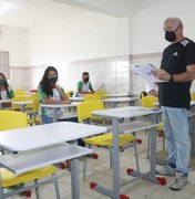 Alunos de Porto Calvo voltam às aulas com protocolo sanitário