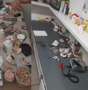 CRO-AL flagra dois laboratórios atuando ilegalmente com próteses dentárias no Benedito Bentes