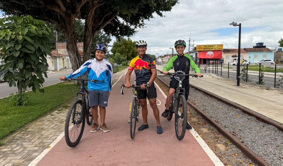 No Dia do Ciclista, Arapiraca celebra avanços na mobilidade com ciclovias
