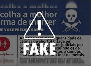 É falsa a afirmação de que vacina teria células de aborto ou produtos tóxicos