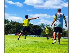 ASA treina no CT do Vila Nova e terá desfalque para enfrentar o Goiatuba