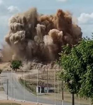 [Vídeo] Explosões na obra de duplicação da AL-220 assustam moradores do Sertão