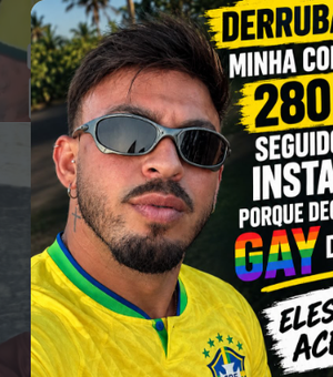 Influenciador de Arapiraca sofre ataques por posição política e perde conta