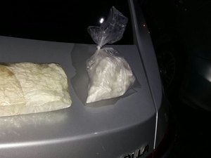 Ação integrada prende suspeito e apreende 1,5 kg de cocaína avaliada em R$ 30 mil