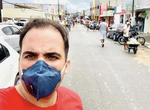 Prefeito do Pilar vai à São Paulo tentar comprar vacina para a Covid-19
