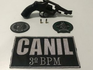 Polícia apreende arma de fogo na zona rural de Craíbas 