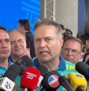 Durante solenidade, Renan Filho anuncia início dos testes do VLT de Arapiraca