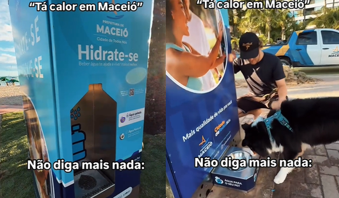 JHC anuncia instalação de 1º bebedouro público com vaporizador em Maceió