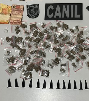 Condutor foge da PM, é perseguido e preso com drogas e por embriaguez ao volante em Arapiraca