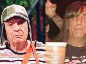 Sósia 'metaleiro' do Chaves viraliza nas redes sociais