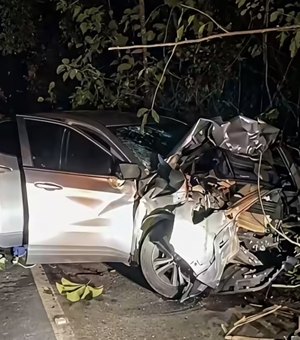 Acidente entre Fiat Toro e trator deixa empresário ferido em Coruripe