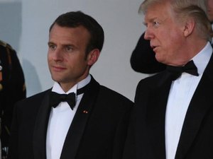 Trump e Macron defendem 'novo acordo' com o Irã sobre política nuclear
