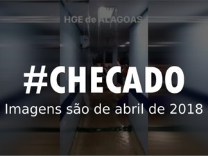 No WhatsApp: vídeo que mostra vazamentos de água no HGE é de 2018
