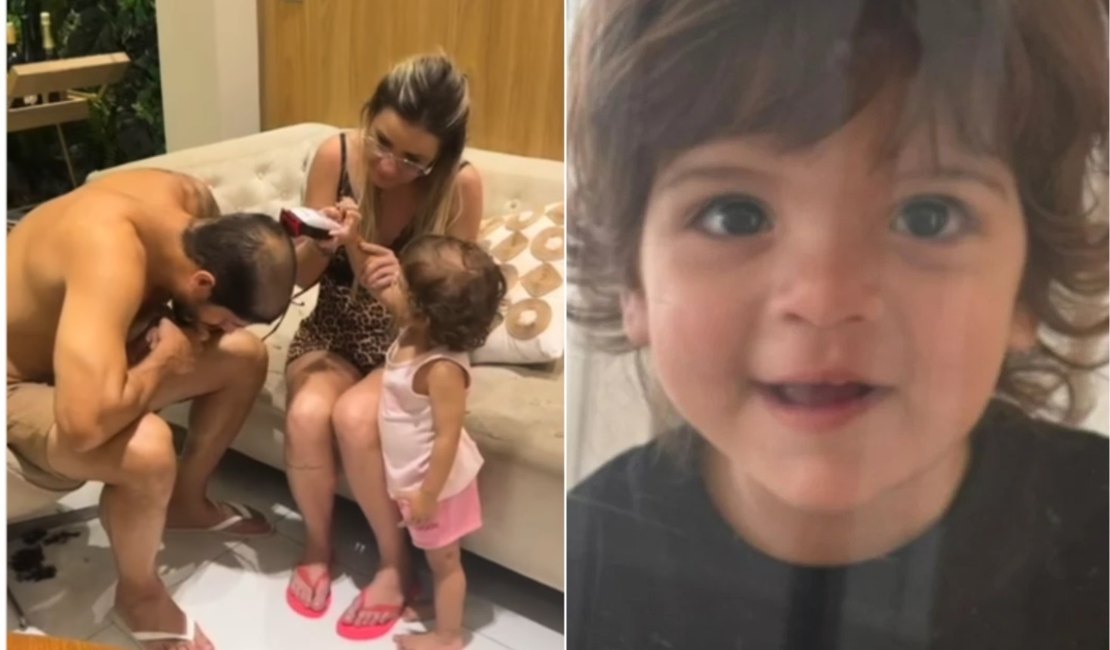 Médico raspa a cabeça em gesto de amor à filha em tratamento contra o câncer em Maceió