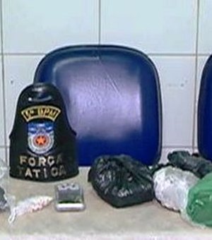 Mulher é presa com 1,5 kg de maconha no bairro do Ouro Preto
