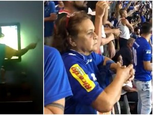 Dona Marlene ‘benze’ Cruzeiro e viraliza na internet