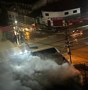 Incêndio atinge comércio na parte alta de Maceió e assusta moradores