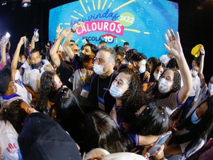 Em evento de boas-vindas, governador e secretário lançam mais 2 programas da Educação