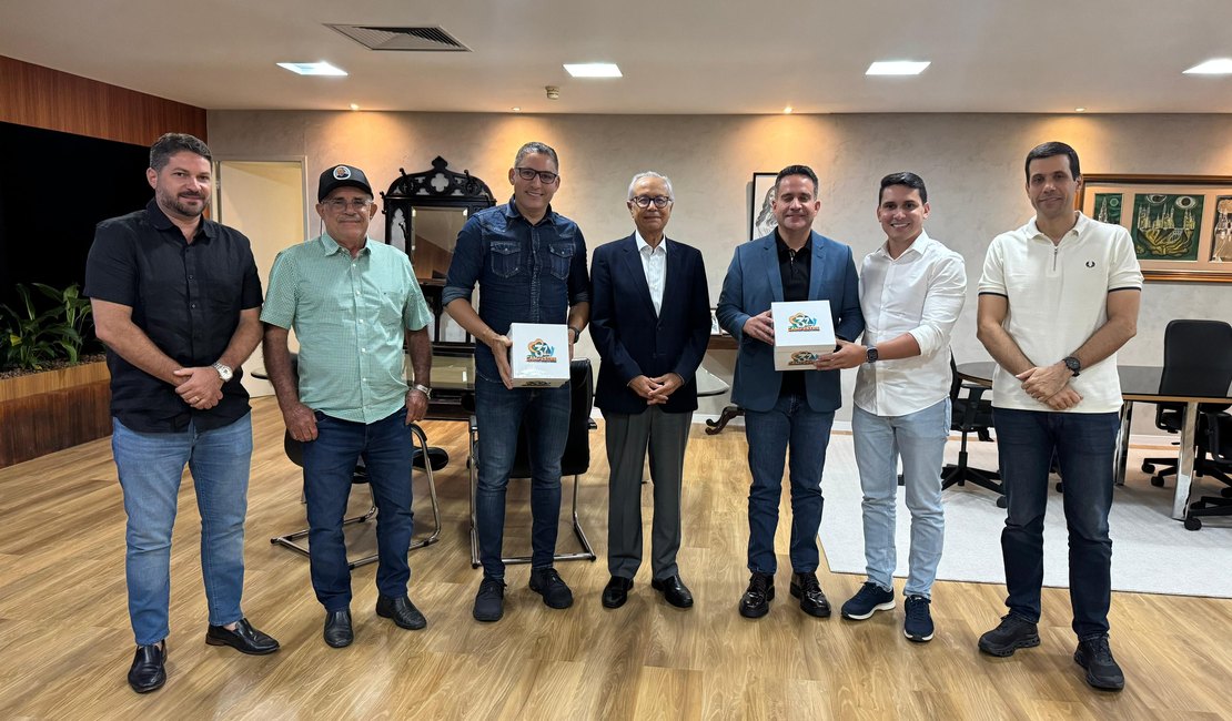 Petrúcio Barbosa busca novas obras estruturantes para Igaci em reunião com Paulo Dantas