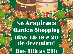 Bazar de Natal Missão Pet, em prol da causa animal acontece no Arapiraca Garden Shopping