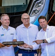 Em Caxias do Sul, Renan Filho e Daniel Barbosa acompanham produção do VLT de Arapiraca