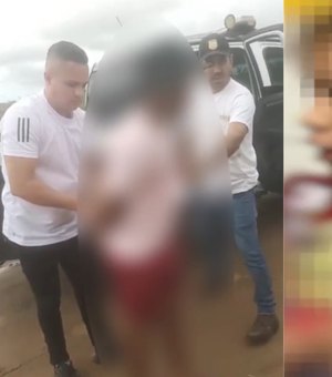 [Vídeo] Criança de 6 anos aparece na escola com marca de 'chinelada' no rosto e pai é preso
