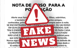 PM afirma que alerta sobre suposto sequestro não foi emitido pela corporação