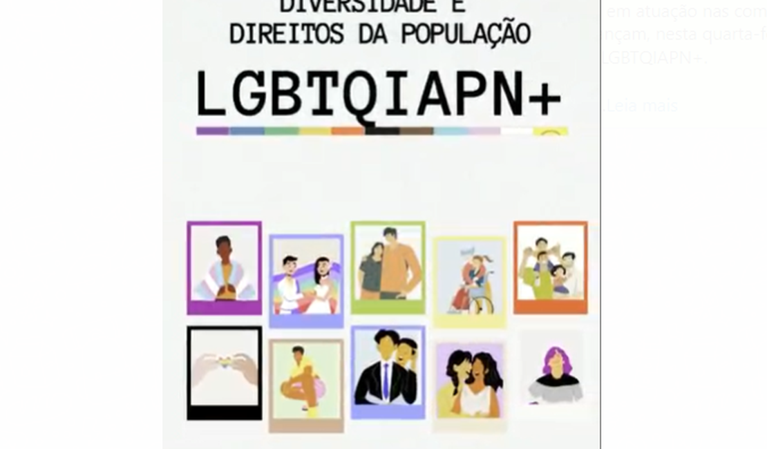 Defensoria Pública lança cartilha digital sobre Diversidade e Direitos da População LGBTI+ para o interior de Alagoas